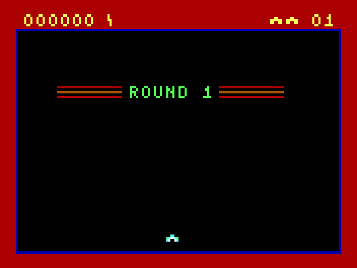 A screenshot of the video game 'Round 42' by Mike Pooler displaying 160x100 'graphics'