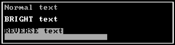 An animated GIF example of CGA blinking text